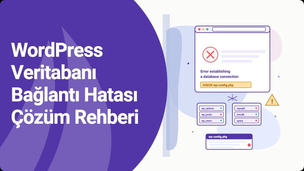 WordPress Veritabanı Bağlantı Hatası çözüm rehberi kapak görseli