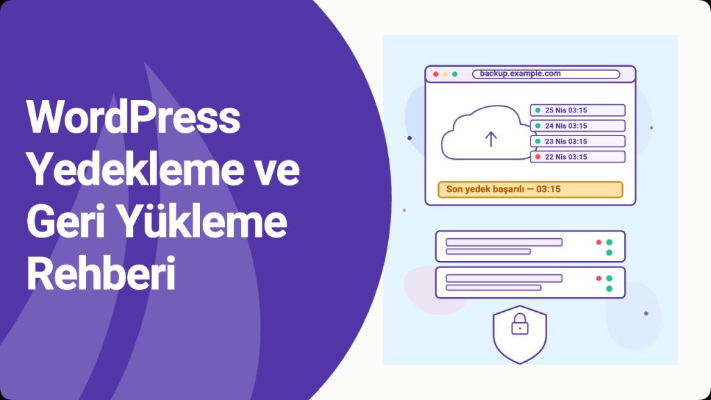 WordPress yedekleme rehberi: otomatik ve manuel yedek alma kapak görseli