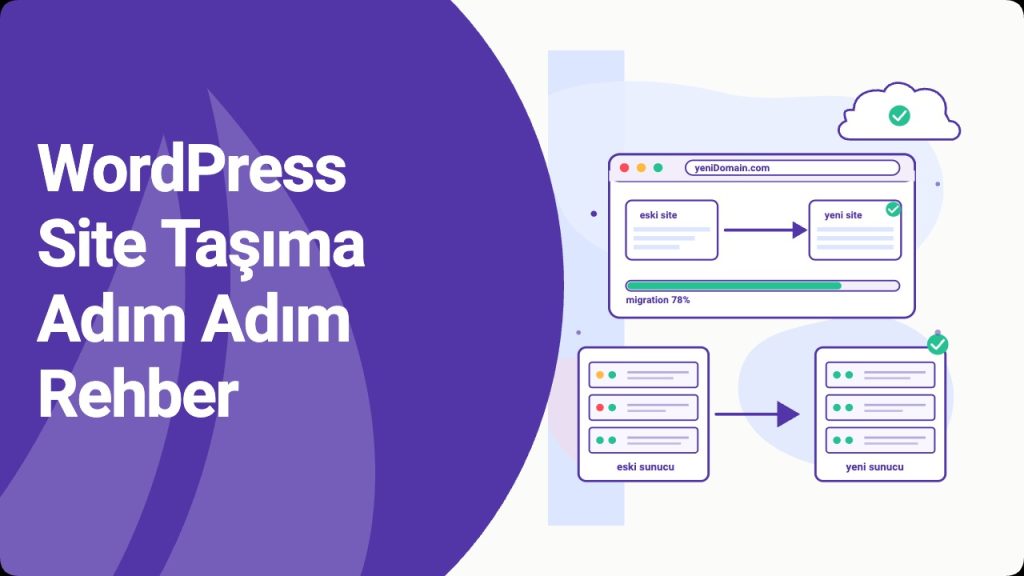 WordPress site taşıma rehberi: eski hostingten yeni hostinge migration süreci görsel anlatım