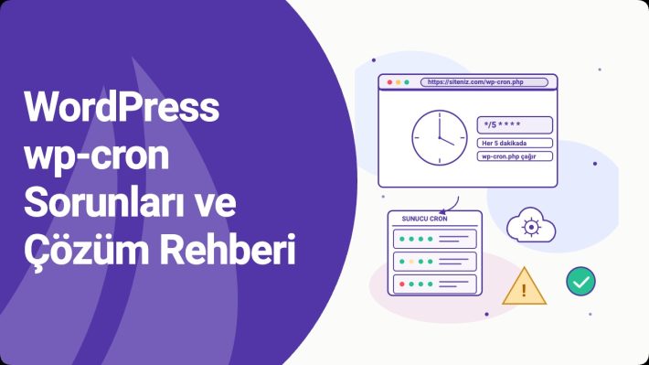 WordPress wp-cron sorunları, devre dışı bırakma, sistem cron job kurulumu kapak görseli